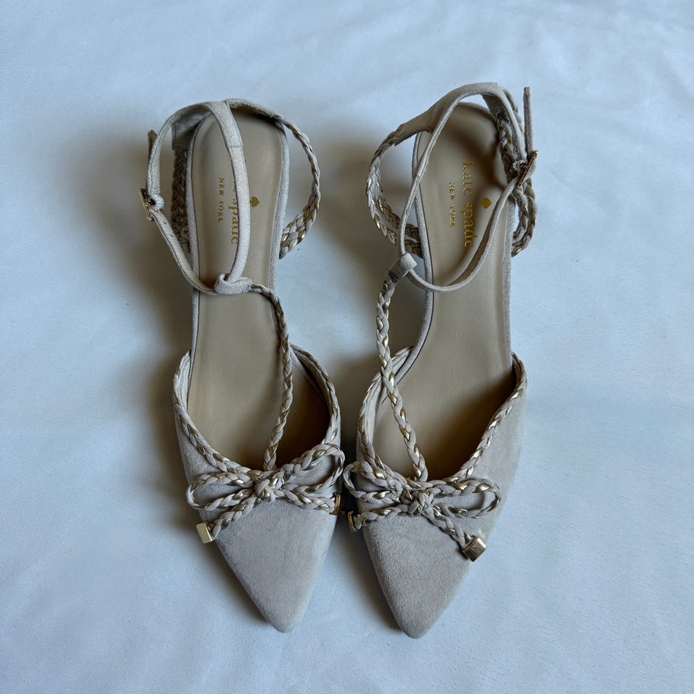 Kate Spade Bow Kitten Heels